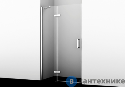 картинка Душевая дверь WasserKRAFT Aller 10H05L, распашная на петлях, левая