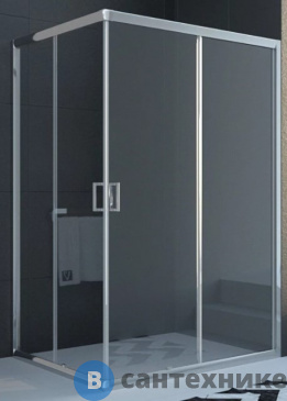 картинка Душевой уголок Veconi RV-10 RV10-10090-01-C5 стекло прозрачное/6 мм/ без поддона