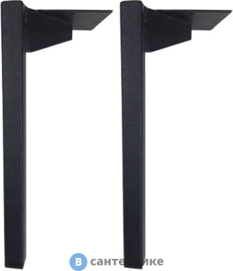 Опоры Aquanet Nova (2 шт.) черный матовый (243731)