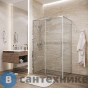 Душевое ограждение Grossman Galaxy (130х100х195) раздвижная, хром, стекло прозрачное (120.K33.01.1310.10.00)