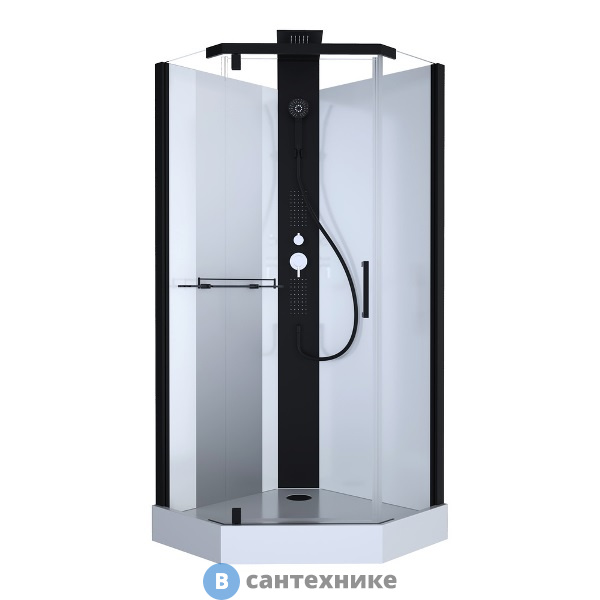 Душевая кабина Black&White G8705 (900х900х2170)