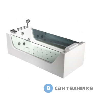 картинка Ванна акриловая Frank F104 гидромассажная