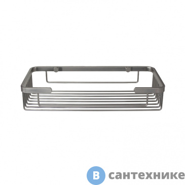 картинка Полка WasserKRAFT K-722NICKEL металлическая