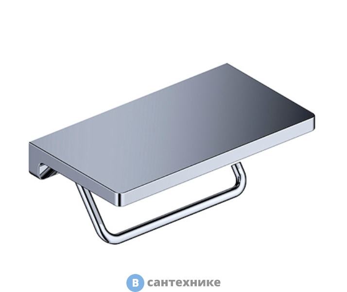 Держатель WasserKRAFT K-1425 туалетной бумаги с полочкой для телефона