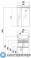 картинка Зеркало-шкаф Акватон ПАНДА 50 правое (1A007402PD01R)