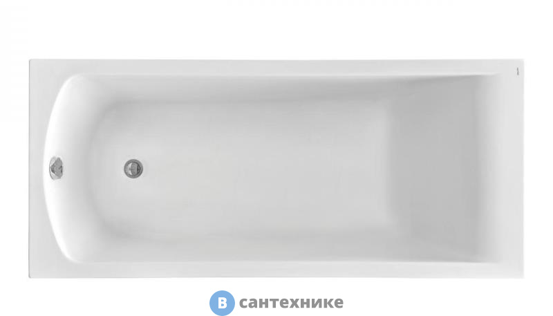 Ванна акриловая Santek Фиджи 170Х75 (1WH501596), без каркаса и сифона