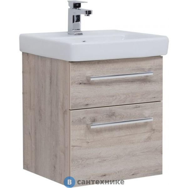 Тумба под раковину Dreja Q MAX 55, под умывальник Q-55, дуб кантри (77.0002D)