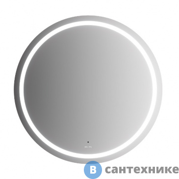 картинка Зеркало AM.PM M85AMOX0801WG с контурной LED-подсветкой, ИК- сенсором, круглое, 80 см