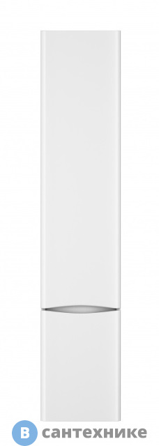 Шкаф-колонна AM.PM Like M80CHR0356WG подвесной, правый, 35 см, двери, белый, глянец, ш