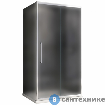 картинка Душевой уголок ABBER Schwarzer Diamant AG30140MH-S50M 140х50х195, без поддона