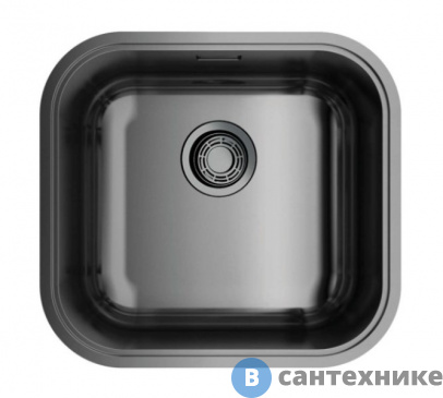 картинка Кухонная мойка OMOIKIRI Omi 44-U/IF-GM нерж.сталь (4993191)