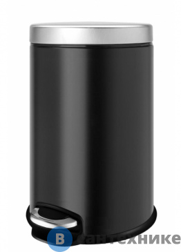 картинка Ведро мусорное WELTWASSER WW ERFIE BL 5L Черный