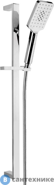 Душевой гарнитур Paini RVCR121 Ravenna 700 мм, хром