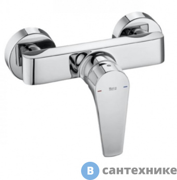 картинка Смеситель Roca ATLAS 75A2190C0M для ванны/душа с автоматическим переключателем /21,7х17,3/ (хром)