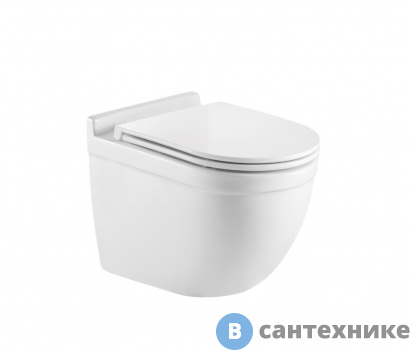 картинка Унитаз с инсталляцией WELTWASSER и кнопкой смыва (BAMBERG 545 + HEIMBACH 043 GL-WT + BAMBERG BL)