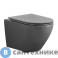 картинка Унитаз ABBER BEQUEM AC1101MG подвесной серый матовый, безободковый, с сиденьем микролифт