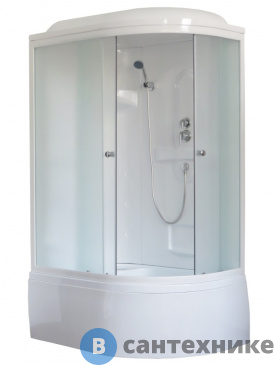 картинка Душевая кабина Royal Bath RB 8120BK1-M L 1200x800x2170 (матовое)