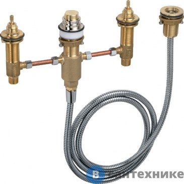 картинка Скрытая часть Hansgrohe 13244180 смесителя для ванны