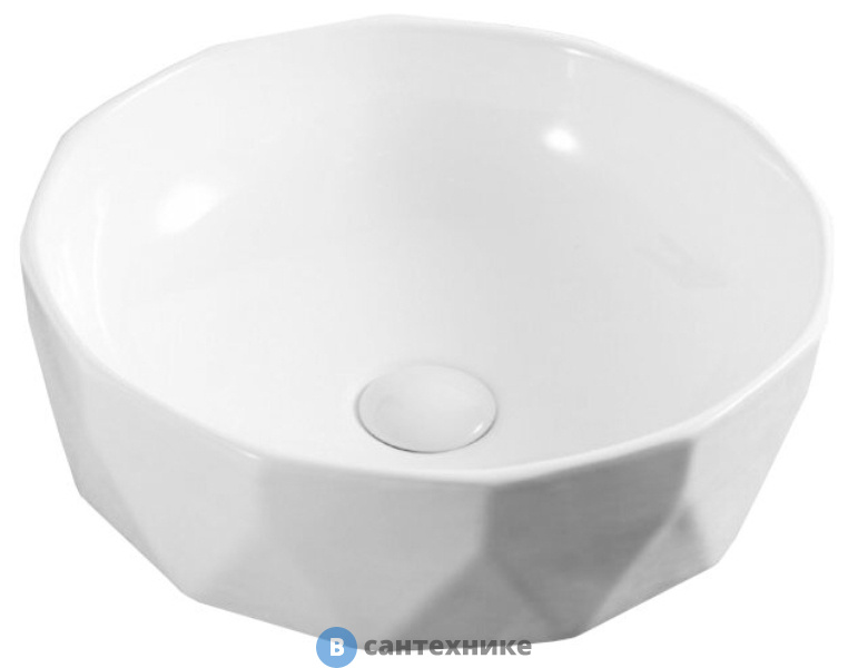 Раковина BelBagno BB1409 накладная 410x410x135