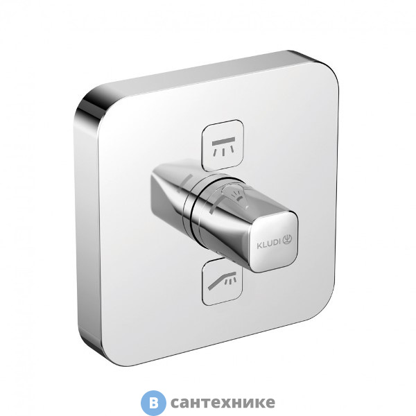 Смеситель Kludi PUSH 387110538 для душа, хром, без внутренней части