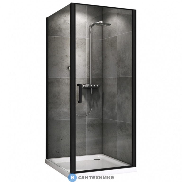 Душевой уголок ABBER Sonnenstrand AG04100B-S75B 100*75*195, без поддона