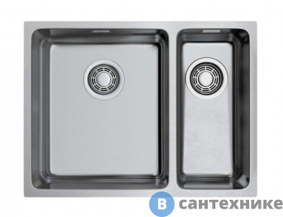 картинка Кухонная мойка OMOIKIRI Tadzava 58-2-U/IF-IN-L нержавеющая сталь (4993774)