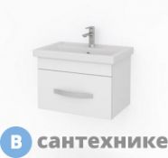 Тумба под раковину Какса-а ХИЛТОН 60 белый подвесная 1 ящик (под ум. Фостер-60)