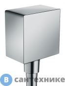 Шланговое подсоединение Hansgrohe 26455000 Fixfit Square