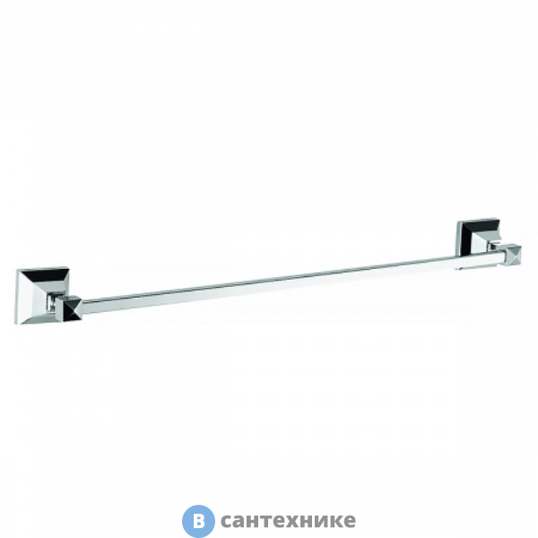 Полотенцедержатель AZARIO ALTRE трубчатый одинарный 60 см, хром (AZ-96001)