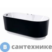 Акриловая ванна ORANS BT-NL601- FTSH Black / with air massage (1750x750x650)