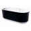 Акриловая ванна ORANS BT-NL601- FTSH Black / with air massage (1750x750x650)