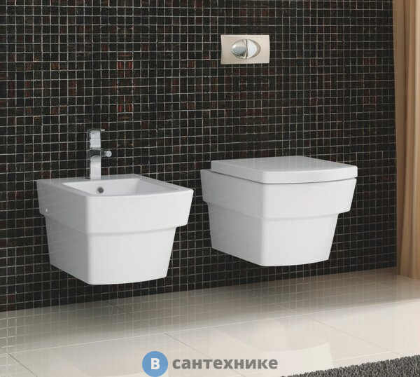 Чаша унитаза BelBagno MATTINO, P-trap BB1060CP