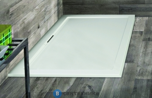 Душевой поддон WELTWASSER WW TR TRS1080 (TRS 10080) 1000х800х35 мм +сифон (2 кор.)