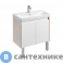 картинка Тумба под раковину Акватон Сканди Doors 80 Белый глянец/Дуб Верона (1A282901SDB20)