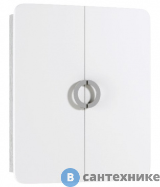 картинка Шкаф навесной Aqwella Аликанте 60 (Alic.04.06/Gray)