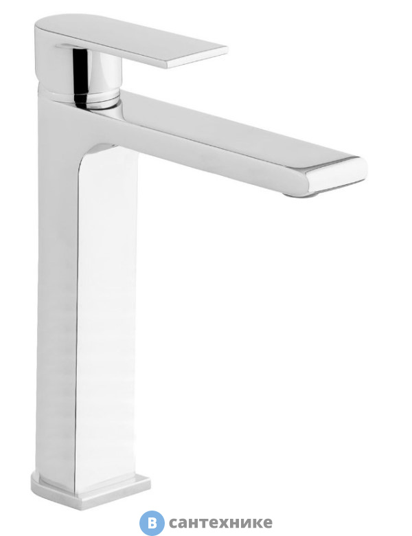 Смеситель AZARIO DELANO для раковины высокий, хром (AZ-15844551)