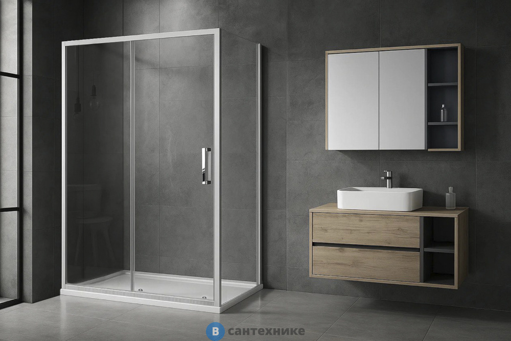 Душевой уголок Royal Bath ACCORD RB 1101HPS-T-ST  100x110x200 (прозрачное) (RB1101HPS-Т-ST)