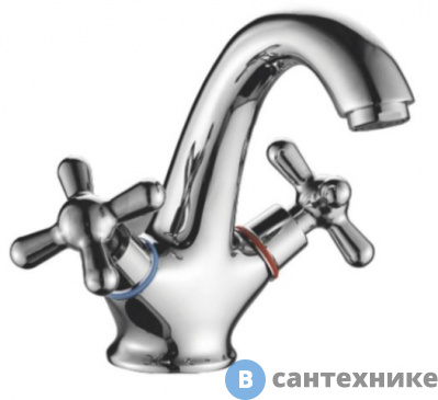 картинка Смеситель Gross Aqua Retro 6086083 для умывальника