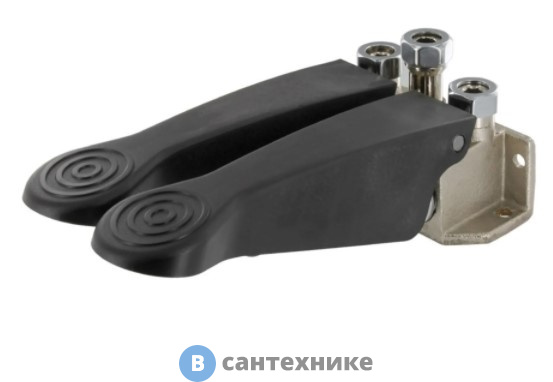 Порционный кран Presto 23644 SOL 530 настенная/напольная двойная педаль