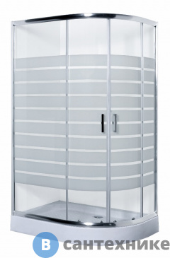 картинка Душевой уголок Luxus L016 L NEVADA, с поддоном (800х1000х2000)