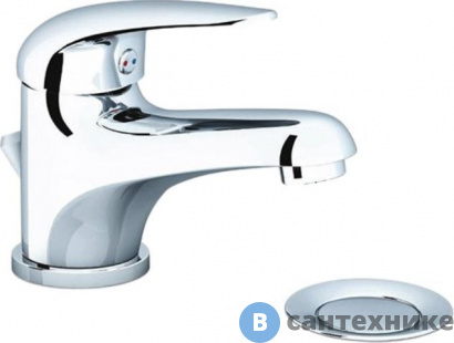 картинка Смеситель Ravak SN 011.00 для умывальника с донным клапаном (X070001)