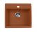 Кухонная мойка АкваГранитЭкс М-56 (терракот)