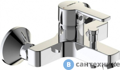 картинка Смеситель Vidima UNO GRANDE BA322AA для ванны и душа настенный (хром)