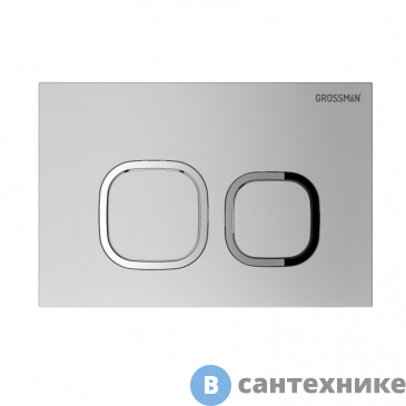 картинка Клавиша смыва Grossman Cosmo 700.K31.02.110.110 хром матовый