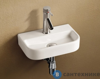 картинка Раковина WELTWASSER AISBACH 5075 подвесная (380х245х80)