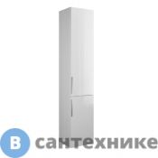 Шкаф Burgbad Eqio высокий 320х350х1760 мм, две двери, петли справа R, 4 стекл полки,1 несъемная полка, белый глянц F2009 (HSFB 035R F2009)