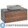 картинка Тумба под накладную раковину Vincea Mesa 1000 подвесная, 1 выкатной/1 скрытый ящик soft close, T.Oak + Beton (VMC-2MS100TB)