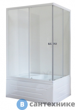 картинка Душевой уголок Royal Bath RB 8120BP-T L 1200x800x2000 (прозрачное)