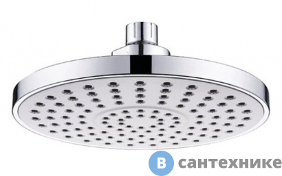 картинка Верхняя душевая насадка WasserKRAFT A029 хромоникелевое покрытие, ABS-пластик