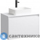 картинка Тумба под умывальник Aqwella Mobi 80 подвесная, цвет белый без фасада (MOB0108W)